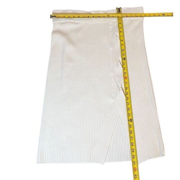 Anthropologie Maeve Skirt Womens Size 3X Desiree Knit Ivory Boho Midi Stretch - Picture 9 of 9